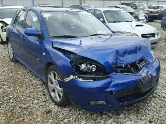 JM1BK343371689397 - 2007 MAZDA 3 HATCHBAC BLUE photo 1