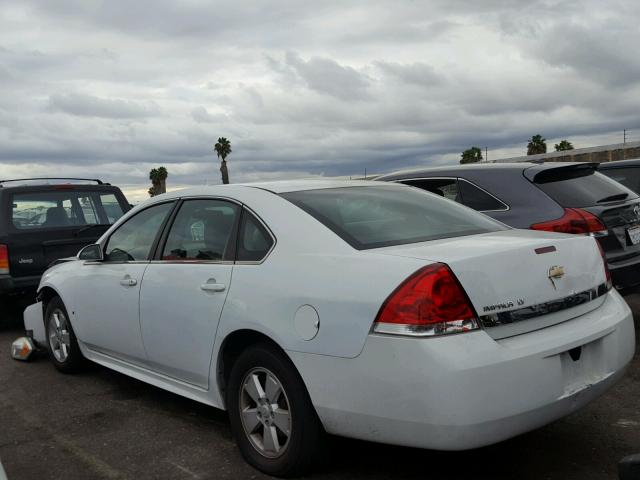 2G1WB5EN4A1134479 - 2010 CHEVROLET IMPALA LT WHITE photo 3