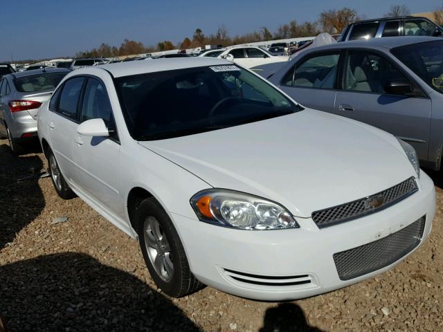 2G1WF5E30D1262533 - 2013 CHEVROLET IMPALA LS WHITE photo 1