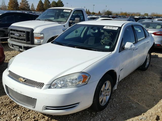 2G1WF5E30D1262533 - 2013 CHEVROLET IMPALA LS WHITE photo 2