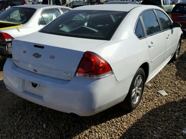 2G1WF5E30D1262533 - 2013 CHEVROLET IMPALA LS WHITE photo 4
