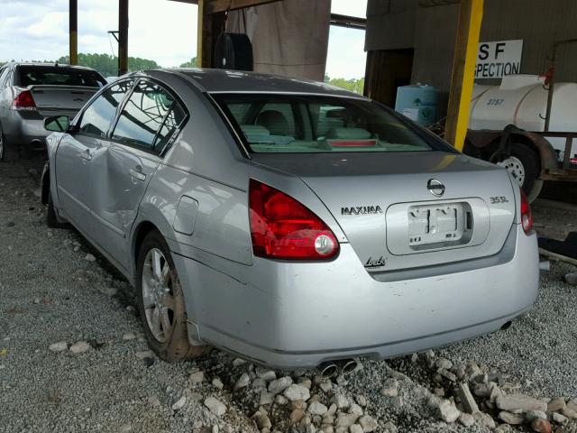 1N4BA41E76C854651 - 2006 NISSAN MAXIMA SE SILVER photo 3