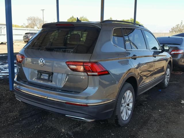 3VV3B7AX9JM079907 - 2018 VOLKSWAGEN TIGUAN SE GRAY photo 4