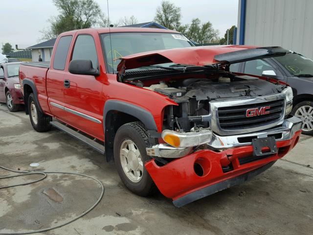 1GTEK19ZX6Z220094 - 2006 GMC NEW SIERRA RED photo 1