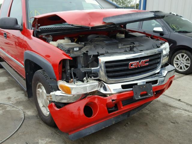 1GTEK19ZX6Z220094 - 2006 GMC NEW SIERRA RED photo 9