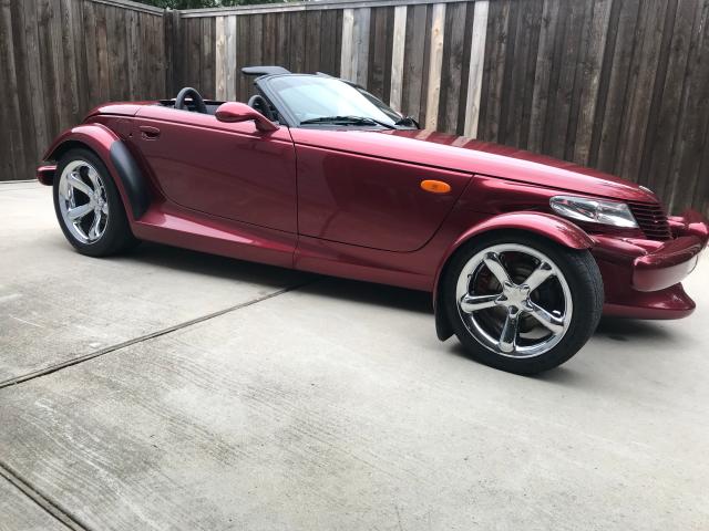 1C3EW65G12V101961 - 2002 CHRYSLER PROWLER MAROON photo 9