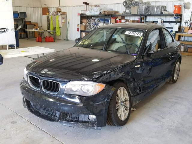 WBAUP7C54CVP22900 - 2012 BMW 128 I BLACK photo 2