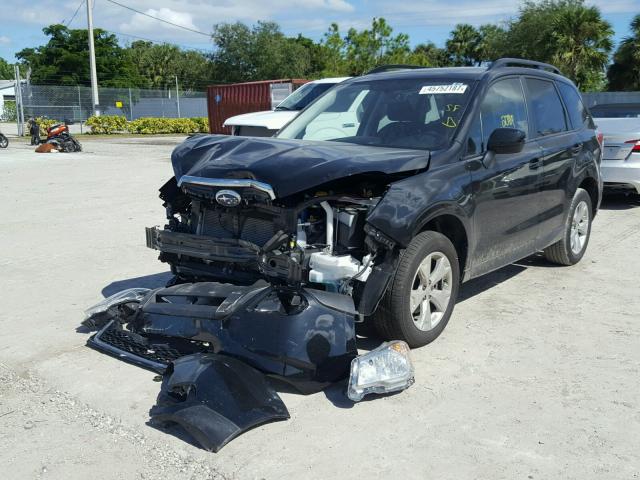 JF2SJADC0GH479971 - 2016 SUBARU FORESTER 2 BLACK photo 2