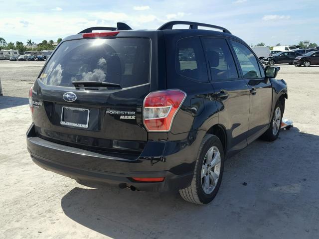 JF2SJADC0GH479971 - 2016 SUBARU FORESTER 2 BLACK photo 4