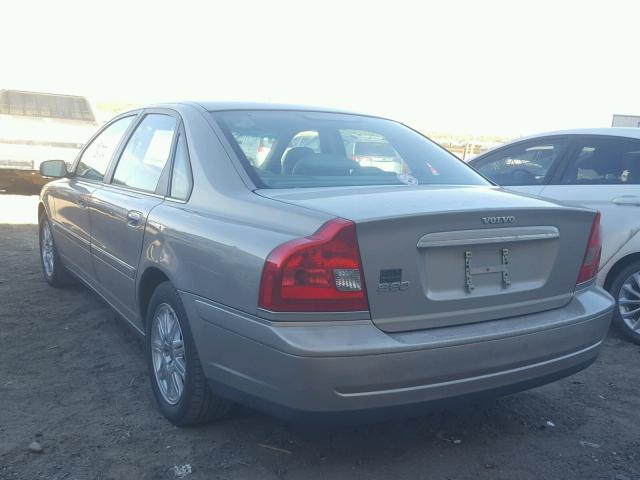 YV1TS592551404142 - 2005 VOLVO S80 2.5T BEIGE photo 3