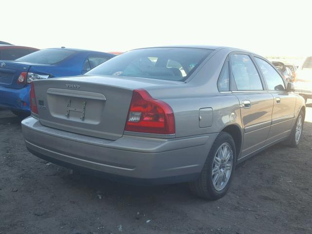 YV1TS592551404142 - 2005 VOLVO S80 2.5T BEIGE photo 4