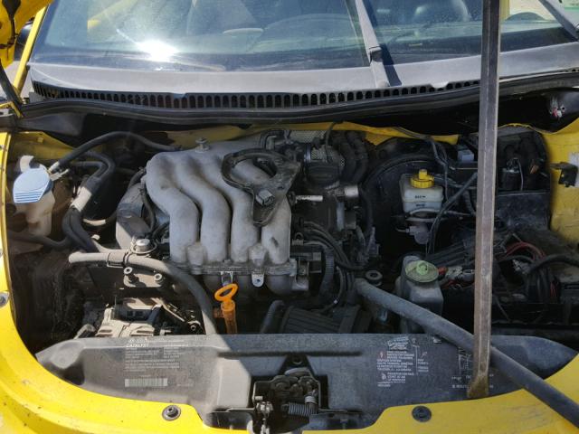 3VWBB21C62M446836 - 2002 VOLKSWAGEN NEW BEETLE 黄色 照片 7