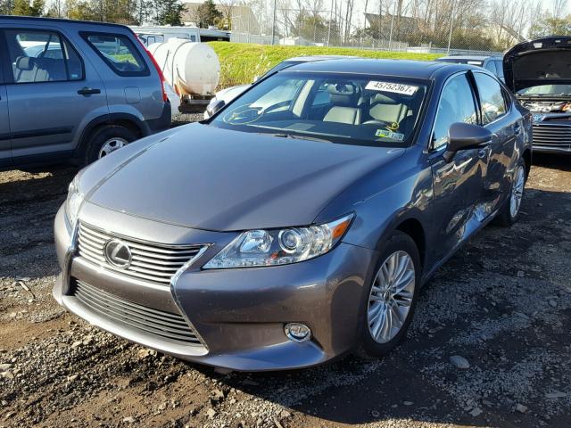 JTHBK1GG7E2104376 - 2014 LEXUS ES 350 GRAY photo 2