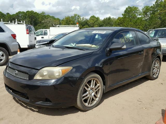 JTKDE177360133204 - 2006 TOYOTA SCION TC BLACK photo 2