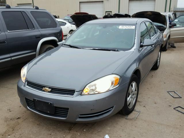 2G1WB58K189255094 - 2008 CHEVROLET IMPALA LS SILVER photo 2