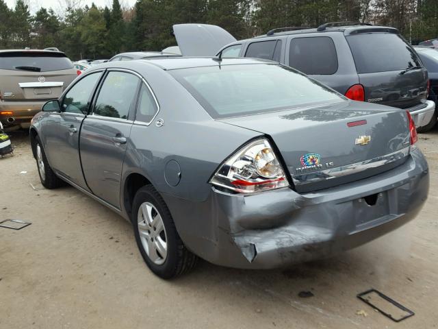 2G1WB58K189255094 - 2008 CHEVROLET IMPALA LS SILVER photo 3