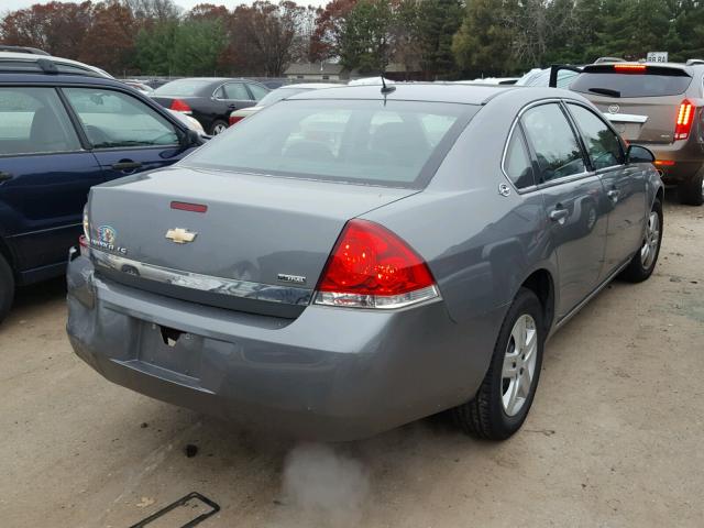 2G1WB58K189255094 - 2008 CHEVROLET IMPALA LS SILVER photo 4