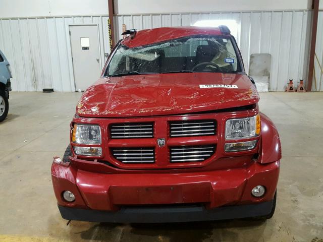 1D4PT4GK4BW576259 - 2011 DODGE NITRO HEAT RED photo 7