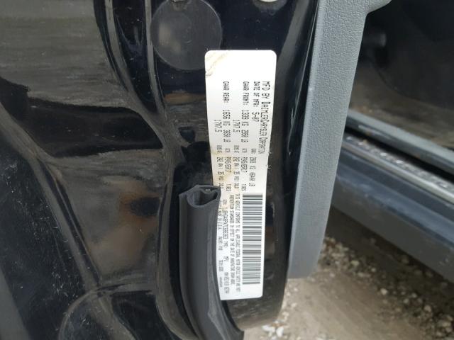 1J8HG48PX7C686363 - 2007 JEEP COMMANDER BLACK photo 10