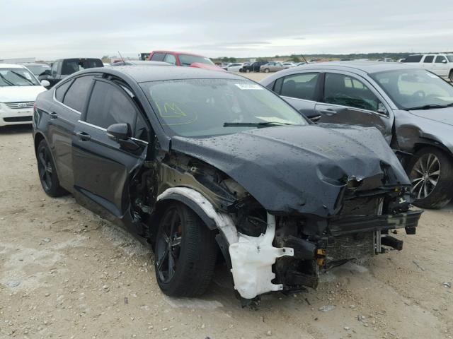 3FA6P0H72GR114170 - 2016 FORD FUSION SE BLACK photo 1