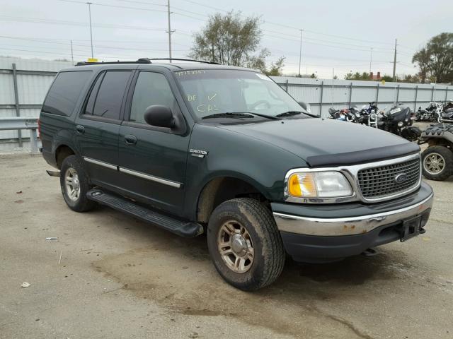 1FMRU16W71LA92197 - 2001 FORD EXPEDITION GREEN photo 1