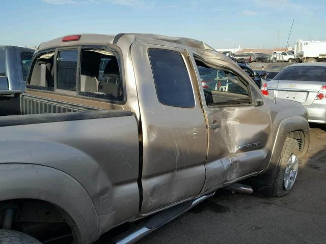 5TETU62N45Z073165 - 2005 TOYOTA TACOMA PRE BROWN photo 9