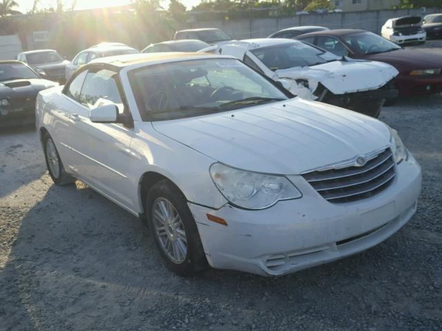 1C3LC55R68N135026 - 2008 CHRYSLER SEBRING TO WHITE photo 1