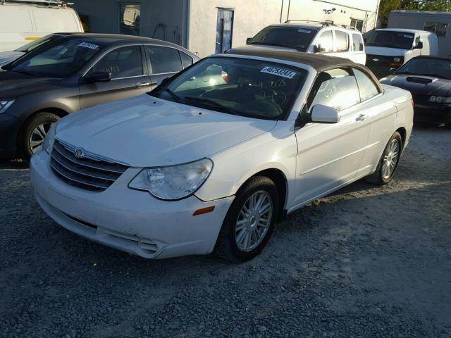 1C3LC55R68N135026 - 2008 CHRYSLER SEBRING TO WHITE photo 2