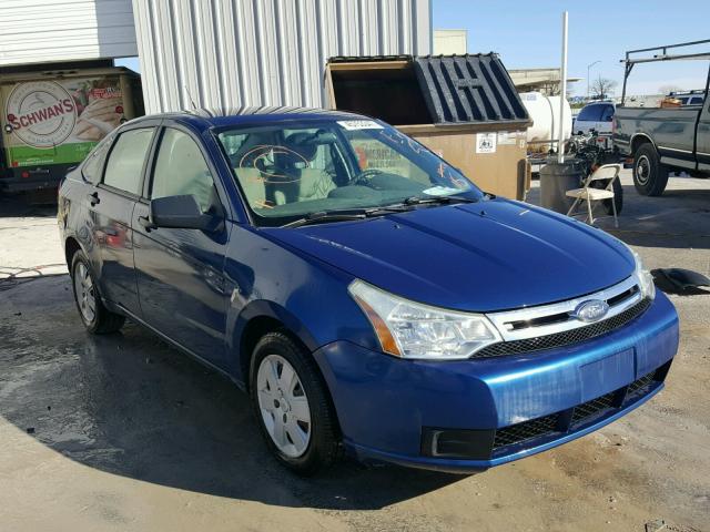 1FAHP34N18W236712 - 2008 FORD FOCUS BLUE photo 1