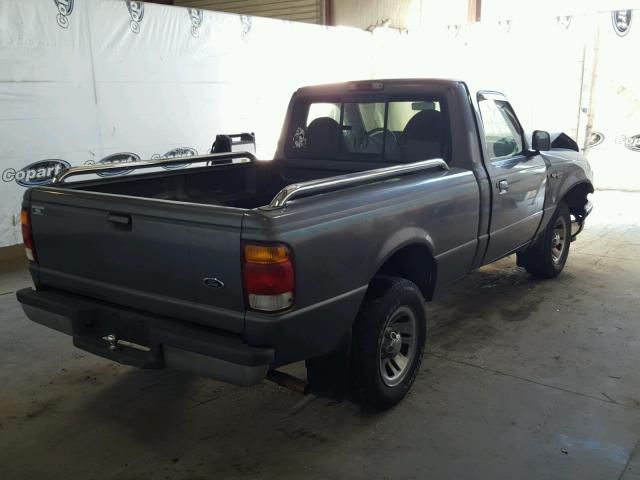 1FTYR10U6WUC98279 - 1998 FORD RANGER GRAY photo 4