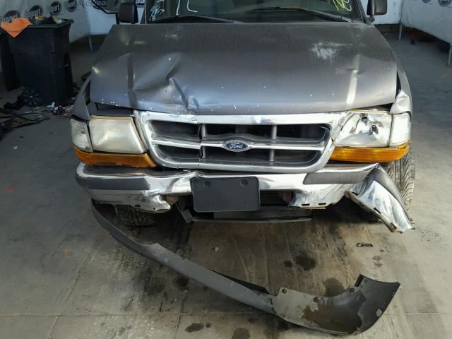 1FTYR10U6WUC98279 - 1998 FORD RANGER GRAY photo 7