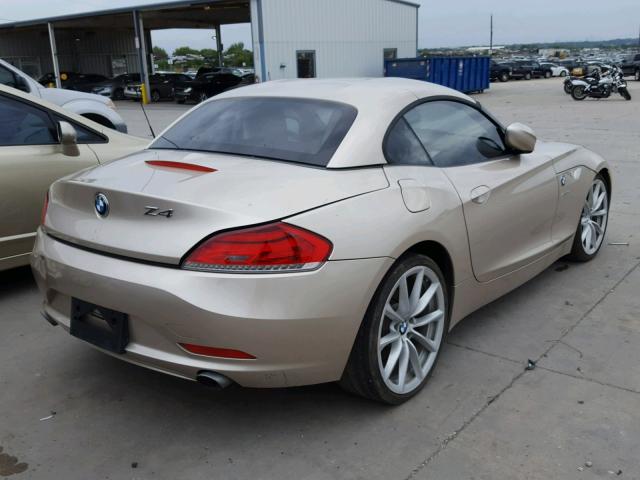 WBALM7C50BE382860 - 2011 BMW Z4 SDRIVE3 BEIGE photo 4