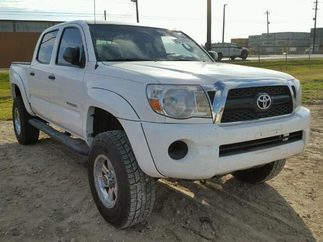 5TFJX4GN4BX002238 - 2011 TOYOTA TACOMA DOU WHITE photo 1