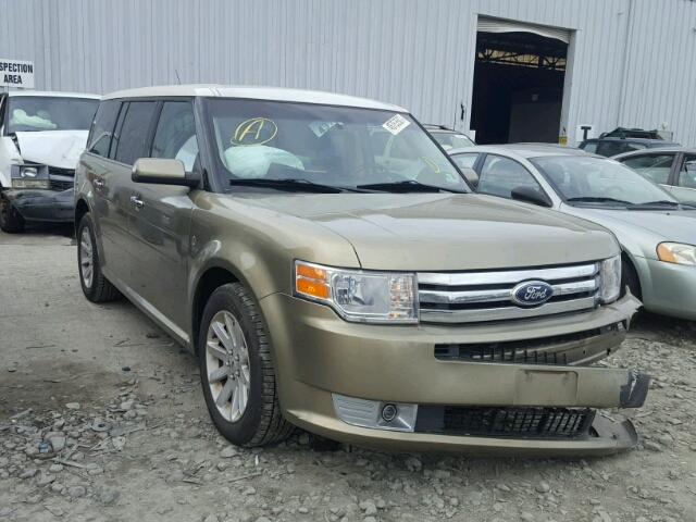 2FMGK5CCXCBD09680 - 2012 FORD FLEX SEL GREEN photo 1