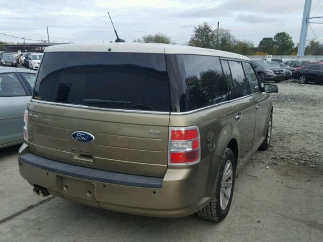 2FMGK5CCXCBD09680 - 2012 FORD FLEX SEL GREEN photo 4