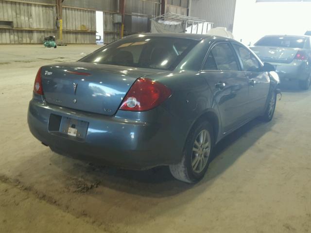 1G2ZG528654155420 - 2005 PONTIAC G6 BLUE photo 4