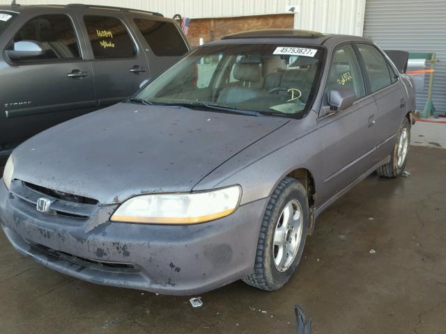 1HGCG1656YA072779 - 2000 HONDA ACCORD EX GRAY photo 2