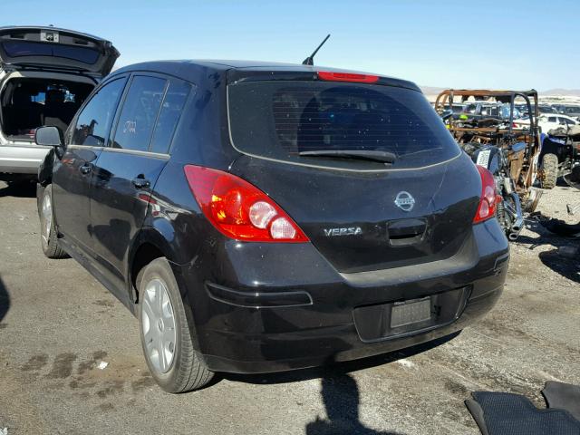 3N1BC1CP6CK809906 - 2012 NISSAN VERSA S BLACK photo 3