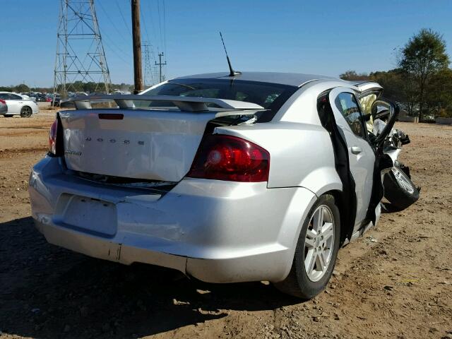 1B3BD1FB8BN520837 - 2011 DODGE AVENGER MA SILVER photo 4