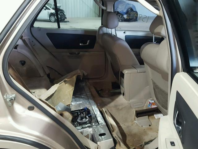 1GYEE637150208201 - 2005 CADILLAC SRX GOLD photo 6