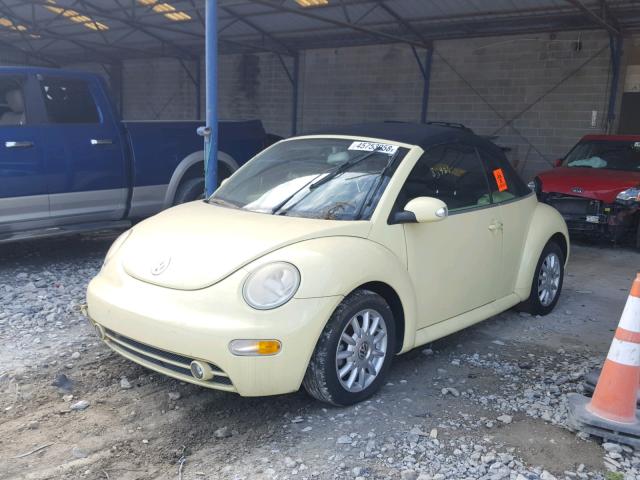 3VWCM31Y95M304839 - 2005 VOLKSWAGEN NEW BEETLE 黄色 照片 2