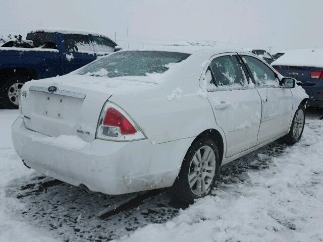 3FAHP08116R233735 - 2006 FORD FUSION SEL WHITE photo 4