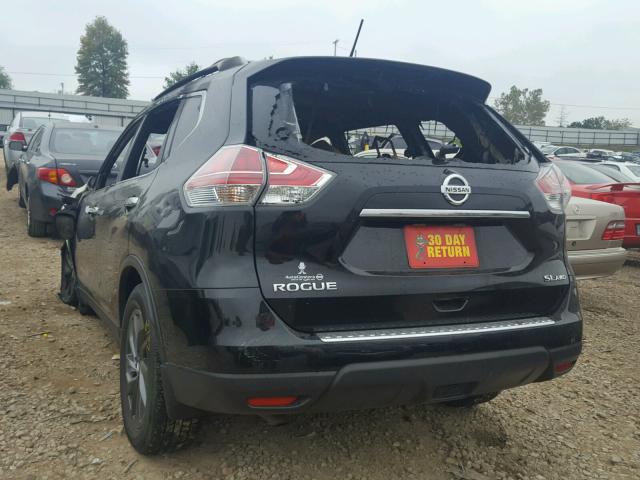 KNMAT2MVXGP685753 - 2016 NISSAN ROGUE S BURN photo 3