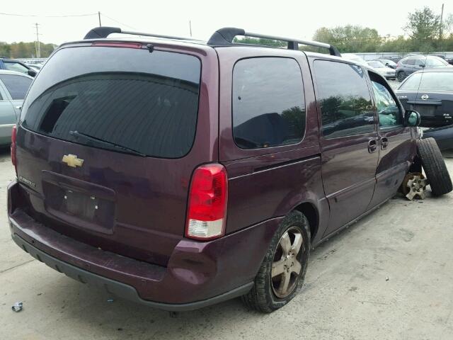 1GNDV33178D180324 - 2008 CHEVROLET UPLANDER L BURGUNDY photo 4