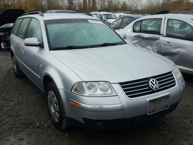 WVWVD63BX1E242468 - 2001 VOLKSWAGEN PASSAT GLS GRAY photo 1