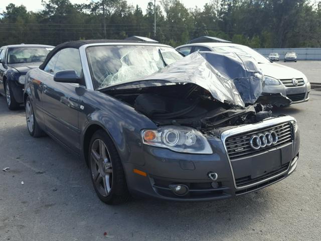 WAUDF48H37K023737 - 2007 AUDI A4 SILVER photo 1