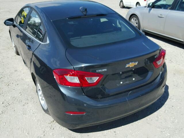 1G1BE5SM3H7247516 - 2017 CHEVROLET CRUZE LT GRAY photo 3