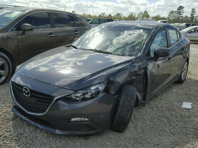 JM1BM1U78G1332086 - 2016 MAZDA 3 SPORT GRAY photo 2