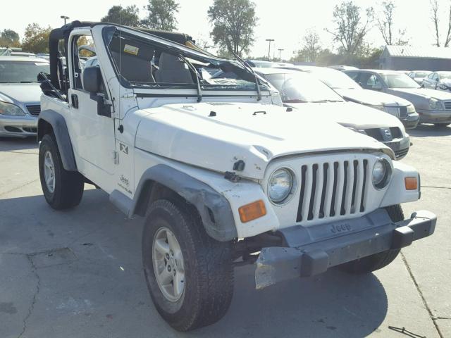 1J4FA39S83P347921 - 2003 JEEP WRANGLER C WHITE photo 1