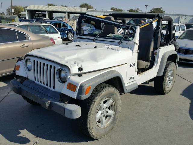 1J4FA39S83P347921 - 2003 JEEP WRANGLER C WHITE photo 2